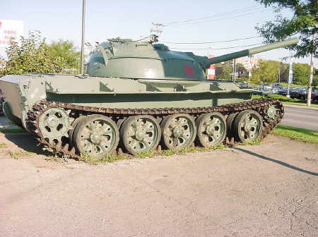 Our Russian T-54 Tank!